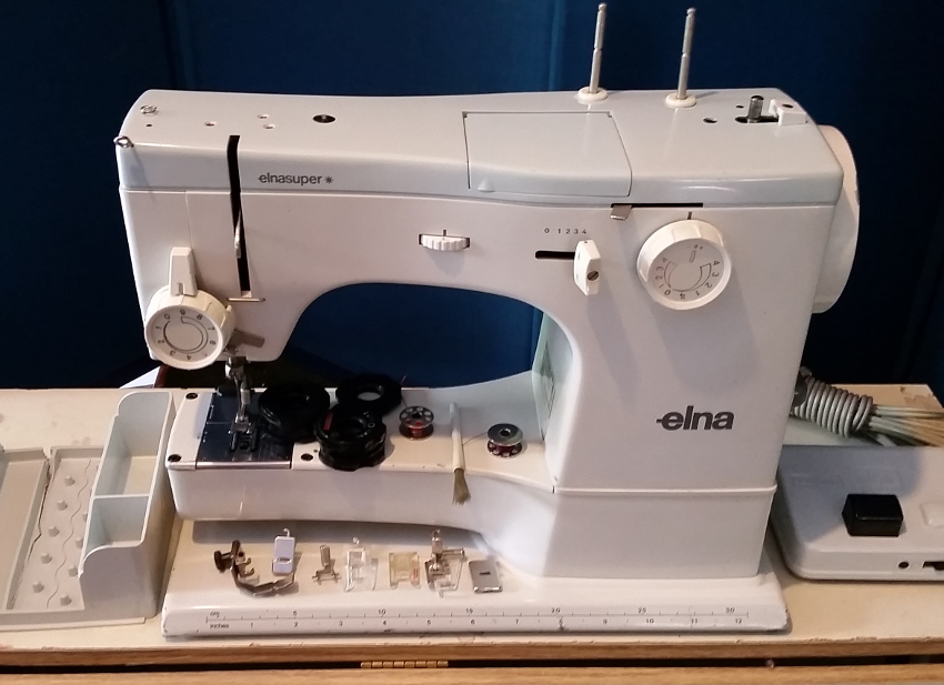A fine Swiss-made Elna sewing machine